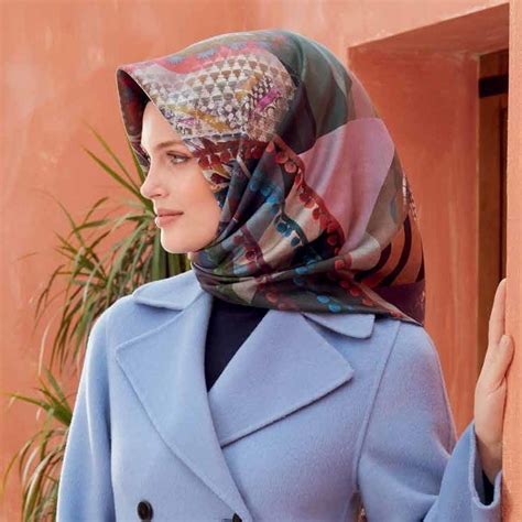 Armine A Whimsical Winter Silk Head Scarf Hijabplanet Co