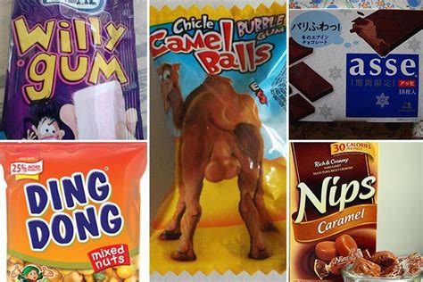 15 Hilariously Inappropriate Sweet Names Including Camel Balls Nips