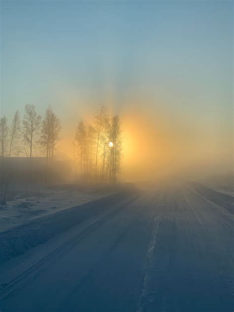 Ice Fog At 42°f North Pole Alaska Rfoggypics