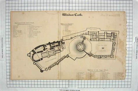 As windsor castle is a working royal palace, sometimes the entire castle or the state apartments within the castle need to be closed at short notice. Antique plan of the castle. | Castle, Windsor castle ...