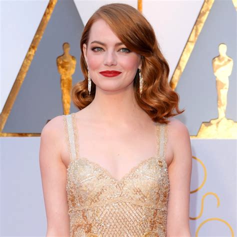 emma stone wins 1st oscar vows to hug the hell out of friends