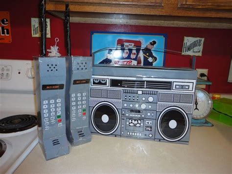 Image Result For Painted Cardboard Boombox 80s Theme Party 90s Party
