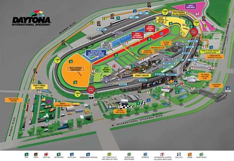 Maps Daytona International Speedway