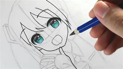 cara melukis anime perempuan simple tutorial cara mudah menggambar anime bagi pemula