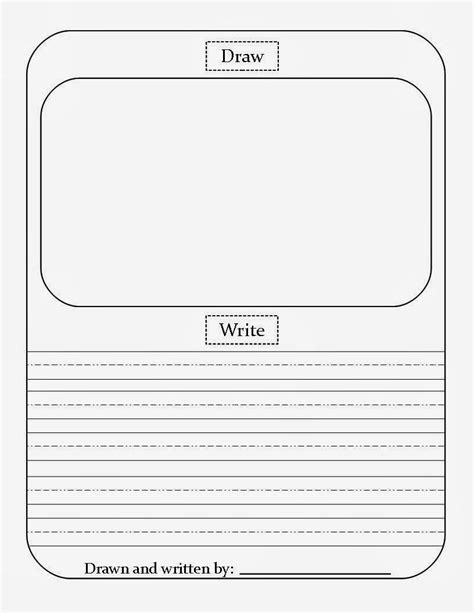 Printable Draw And Write Paper Discover The Beauty Of Printable Paper