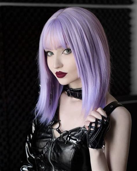 Witch Fashion Gothic Fashion Goth Beauty Hair Beauty Emo Steampunk Gothic Models Lilac