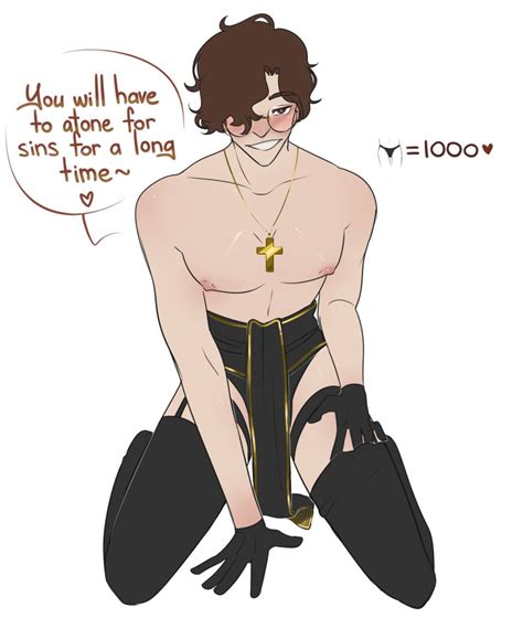 Rule 34 Awesome Nsfw Half Naked Male Only Mcyt Priest Thighhighs