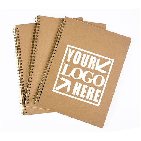 A5 Kraft Paper Cover Spiral Notebook Security Services