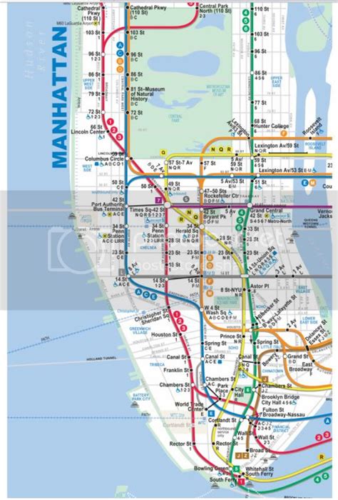 Nyc Manhattan Subway Map