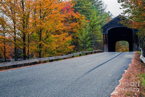 Corbin Covered Bridge New Hampshire Photograph By Edward Fielding