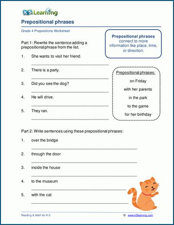 Understand how prepositions relate the noun or pronoun to another word in a sentence practice with 4 activites. Preposition Worksheets For Kindergarten Pdf - Leftwings