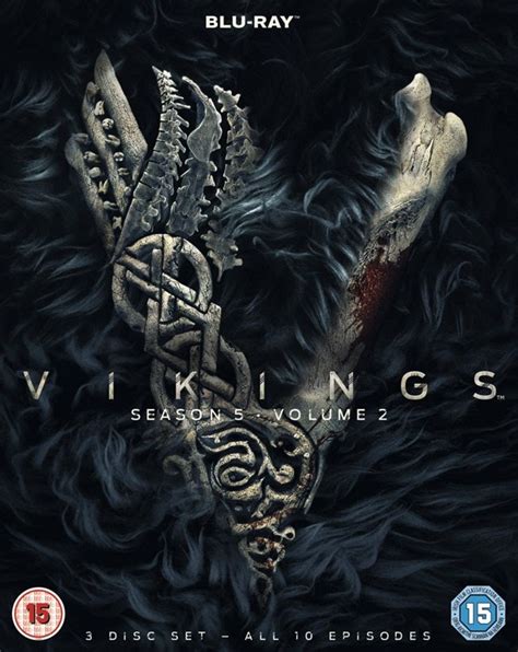 Vikings Season 5 Volume 2 Blu Ray Box Set Free Shipping Over £20