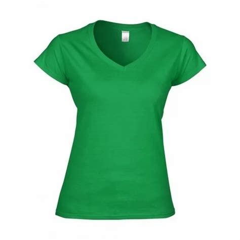 Green Ladies V Neck T Shirt At Rs 210piece In Tiruppur Id 14311153097