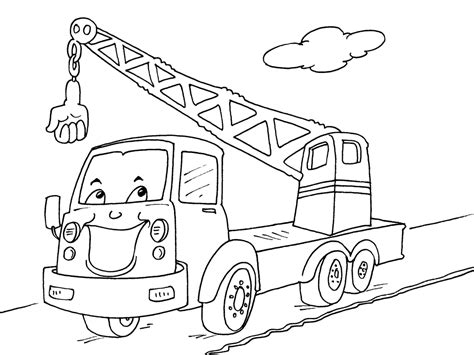 Modèle de calendrier annuel et mensuel gratuit pour 2021 que vous. Coloriage Camion grue à imprimer sur COLORIAGES .info