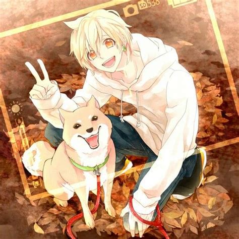 Cute Anime Boy With Dog~ Cute Anime Boy Anime Guys Anime Magi