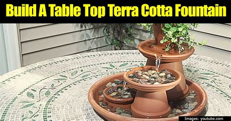 Build A Table Top Terra Cotta Fountain Clay Pot Projects Diy Garden