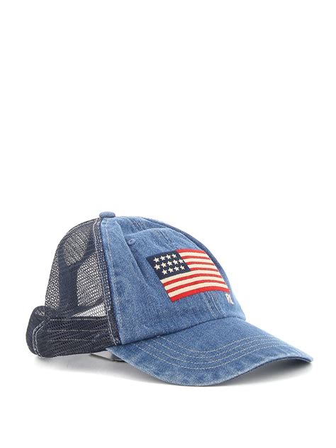 Hats And Caps Polo Ralph Lauren Denim Baseball Cap 710860944001