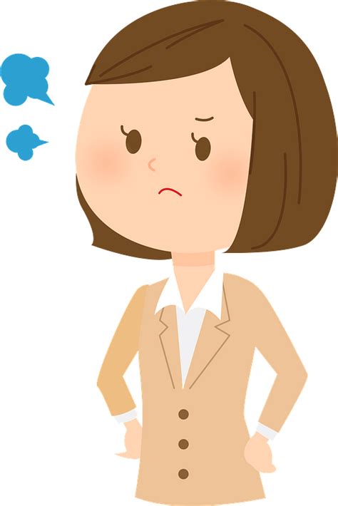 Businesswoman Is Angry Clipart Free Download Transparent Png Creazilla