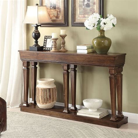 Shop wayfair for all the best search results for 10 inch depth within console tables. Garrison 72 Inch Width Console Table by Acme Furniture ...
