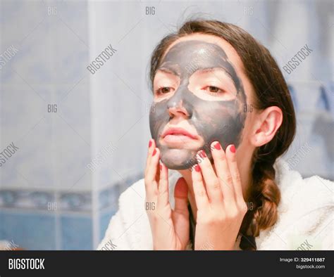 Girl Cares Oily Skin Image And Photo Free Trial Bigstock