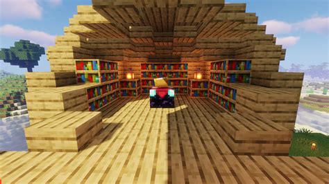 This Is My Enchanting Table Setup With 15 Bookshelves But It Only Gives