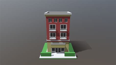 Low Poly Building Download Free 3d Model By Roh3d F943ba2 Sketchfab