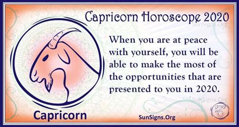 Capricorn Horoscope 2020 Get Your Predictions Now Sunsignsorg