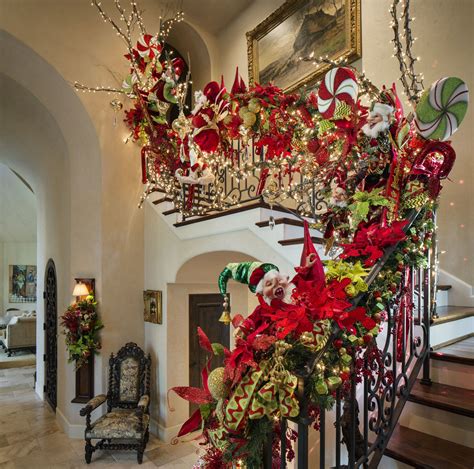 Holiday — Posh Exclusive Interiors Christmas Stairs Decorations
