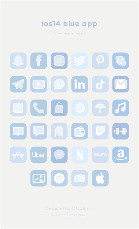 Ios 14 Soft Blue App In 2021 Iphone Photo App Ios App Icon Design
