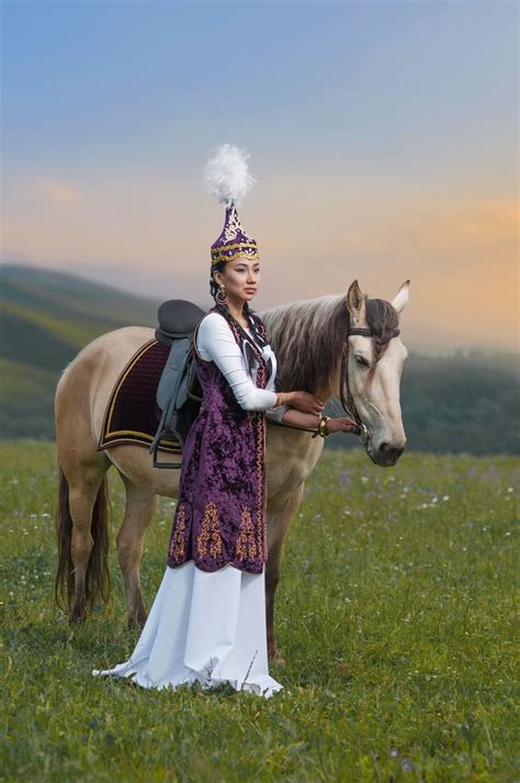 kazakh girl march   kazakh horse girl photography central asia
