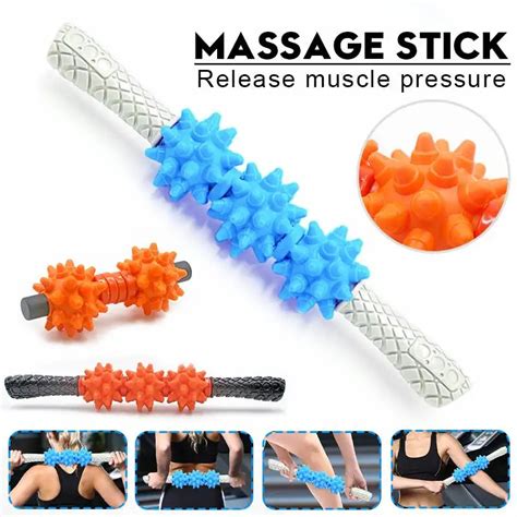 Gym Muscle Massage Roller Yoga Stick Body Massage Relax Tool Fascia Muscle Massager Muscle