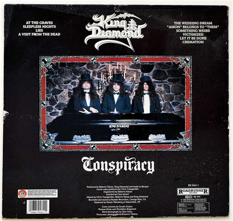 King Diamond Conspiracy Netherlands Release 12 Lp Vinyl Album Cover