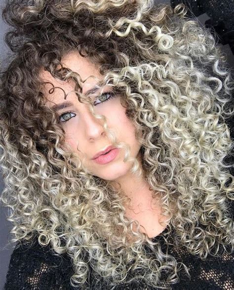 Curly Blonde Wavy Hair Curly Hair Styles Natural Hair Styles Permed Hairstyles Color