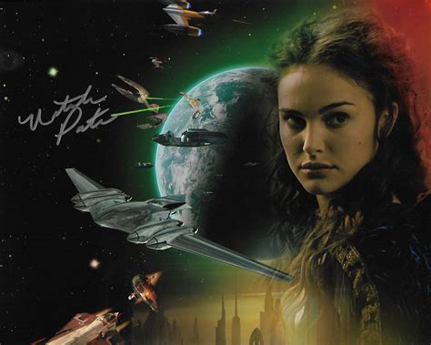 Natalie Portman Star Wars Autographed 8 X 10 Etsy