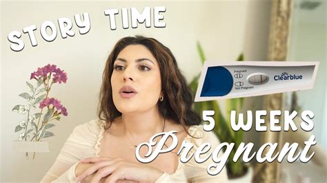 3 5 Weeks Pregnant Update And How I Find Out I Was Pregnant Youtube