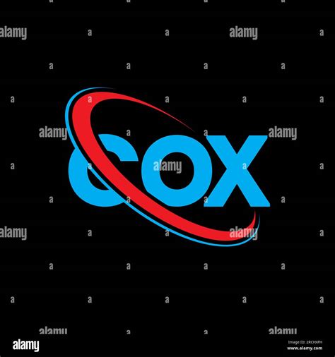 Logotipo De Cox Carta De Cox Cox Letter Logo Diseño Iniciales Cox