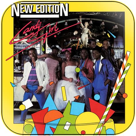 New Edition Candy Girl Album Cover Sticker