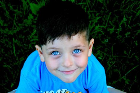 Boy Portrait Blue Free Photo On Pixabay
