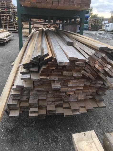 Reclaimed Timber Wooden Planks 3x1 17ft Long In Burscough