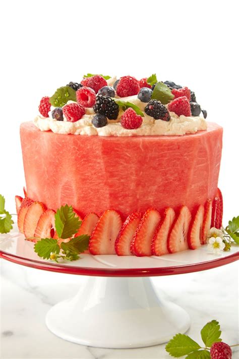 Watermelon Cake Recipe Watermelon Cake Savoury Cake Fruit