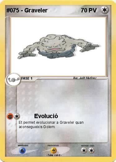 Pokémon 075 Graveler Evolució Mi carta pokémon