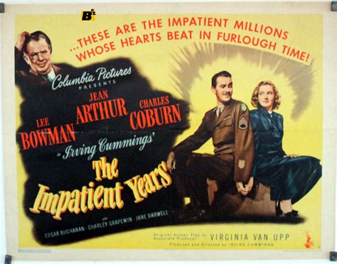 Jean Arthur Movie Poster The Impatient Years Movie Poster