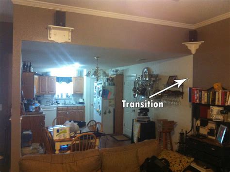 Neutral paint colors paired with restful blues and greens. How do I make a "smooth" transition with two paint colors ...