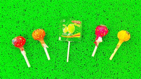 Satisfying Relaxing Lollipops🍭 Unboxing Rainbow 🌈 Colour Lollipops 🍭