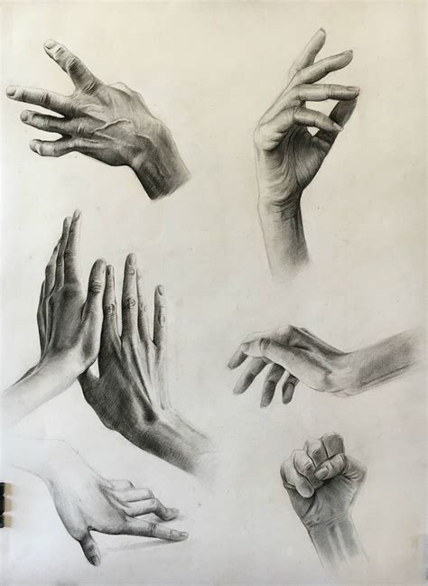 Study Hand Drawings Art Techniques Figure Drawing Images