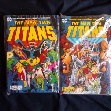 The New Teen Titans Omnibus George Perez Volumes 1 E 2 Shopee Brasil