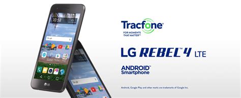 Tracfone Carrier Locked Lg Rebel 4 4g Lte Prepaid