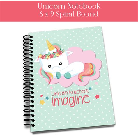 Unicorn Notebook | Imagine Spiral Bound Journal/Notebook | Unicorn notebook, Spiral bound ...