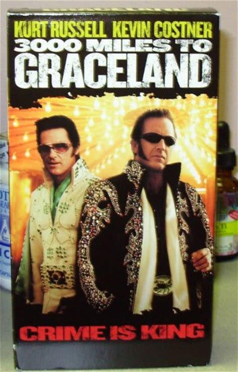 3000 Miles To Graceland Vhs Movie Starring Kurt Russell Kevin Costner