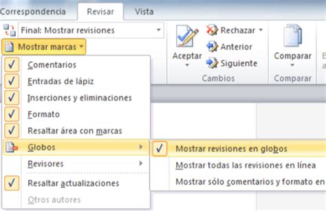 Microsoft Word 2010 Cómo Usar La Función Revisar